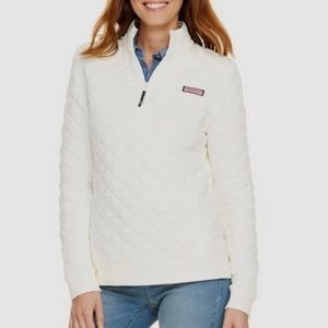 White Quilted Shep Shirt